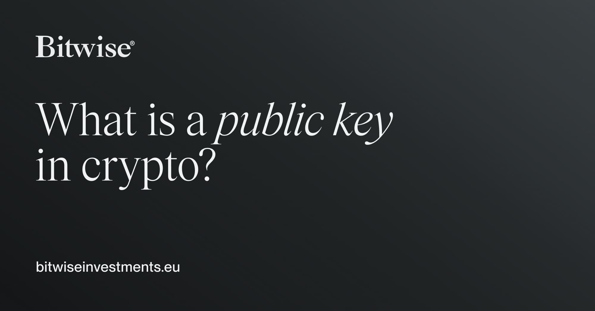 Crypto Security: come funziona la crittografia | Bitwise