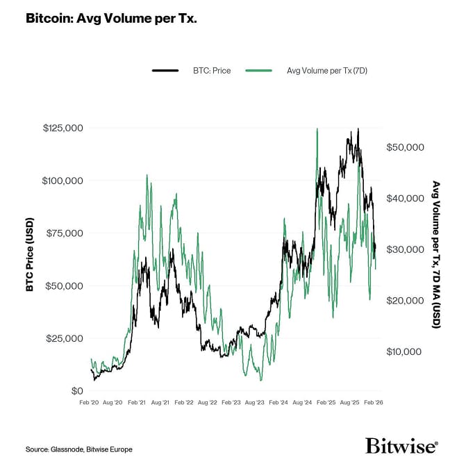 13 Avg Volume per TX