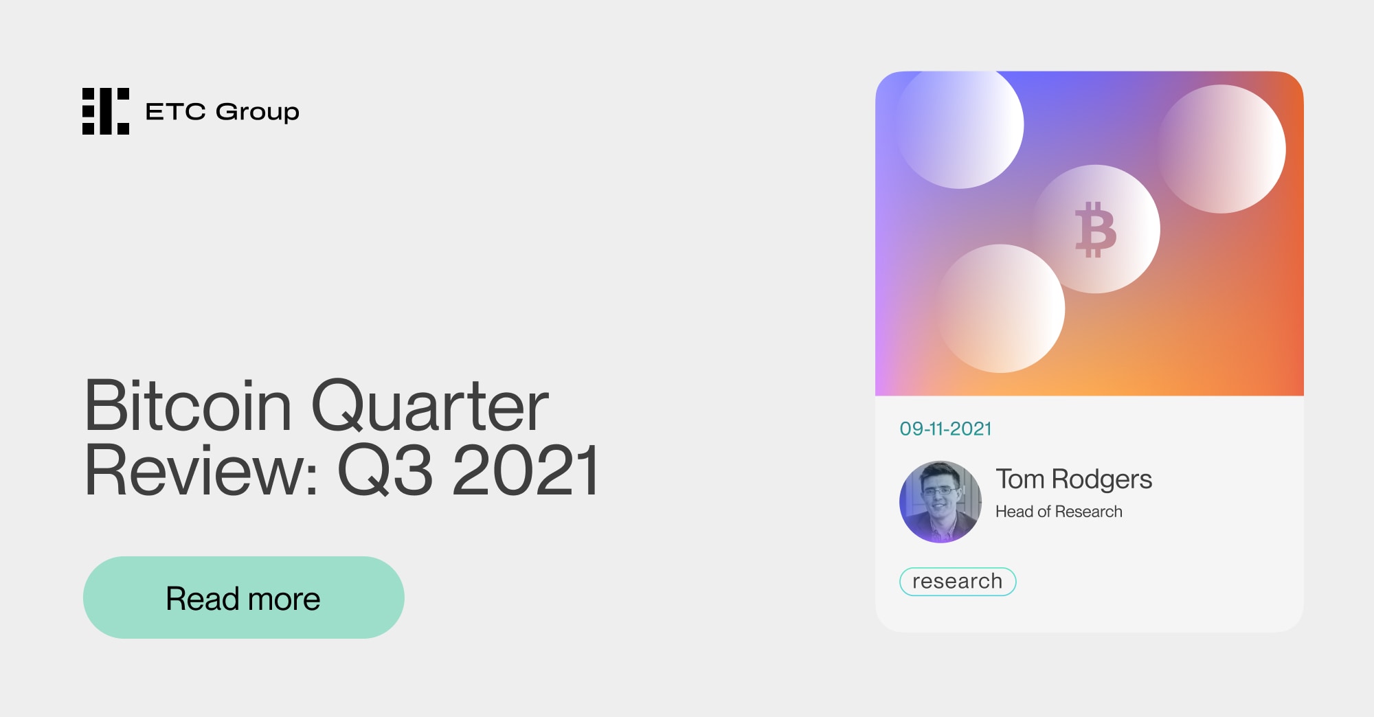 Bitcoin Quarter Review: Q3 2021 | Bitwise