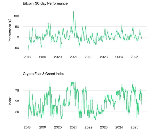 Bitcoin Price vs Crypto Fear Greed