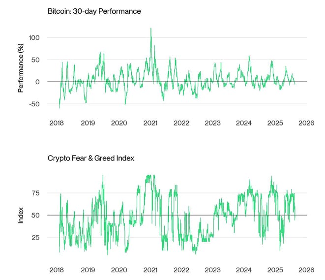Bitcoin Price vs Crypto Fear Greed