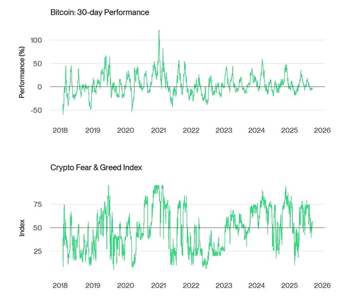 Bitcoin Price vs Crypto Fear Greed