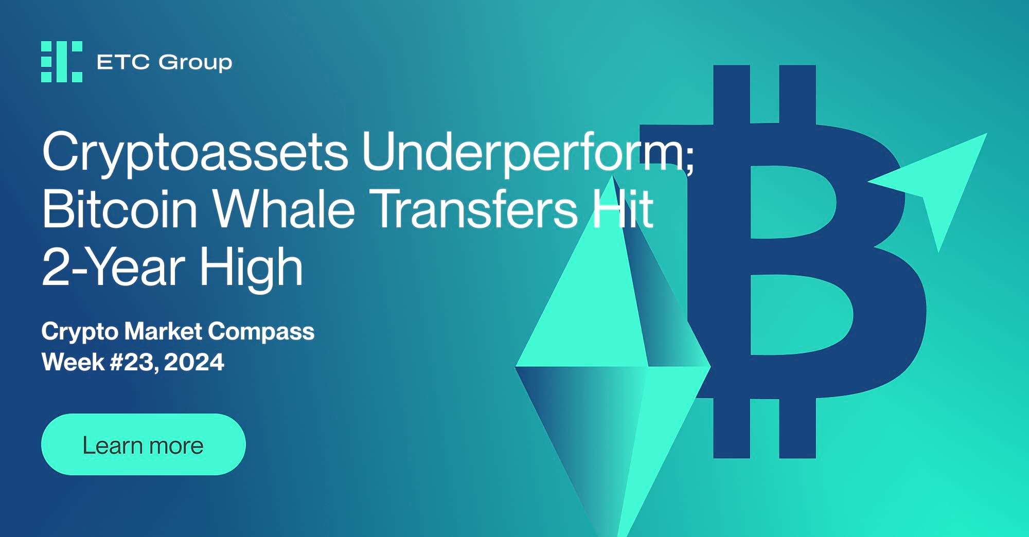 Cryptoassets Underperform; Bitcoin Whale Transfers Hit 2-Year High | Crypto  Market Compass | Bitwise