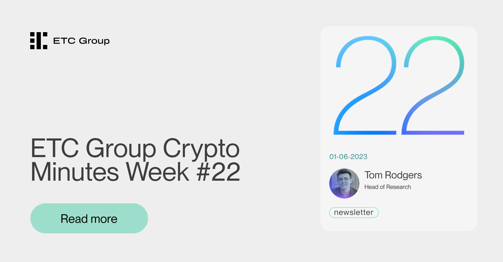 Bitwise Crypto Minutes Week #22 2023