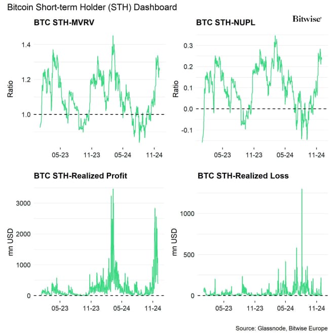 Bitcoin STH Dashboard Bitcoin STH Dashboard