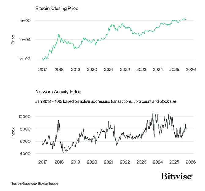 BTC Network Activity Index