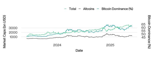 Global Cryptoasset Market Caps Global Cryptoasset Market Caps
