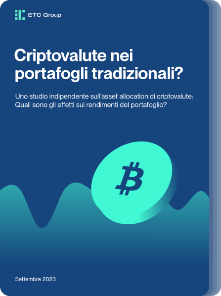 Studio di cripto asset allocation in portafogli tradizionali illustration