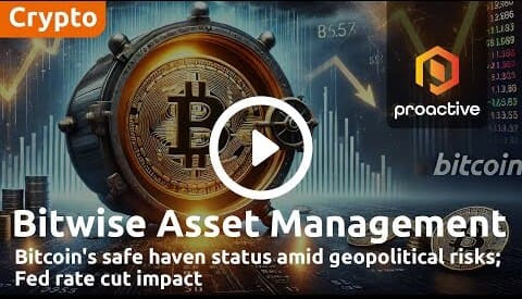 Bitwise's Bradley Duke on Bitcoin's safe haven status amid geopolitical risks illustration