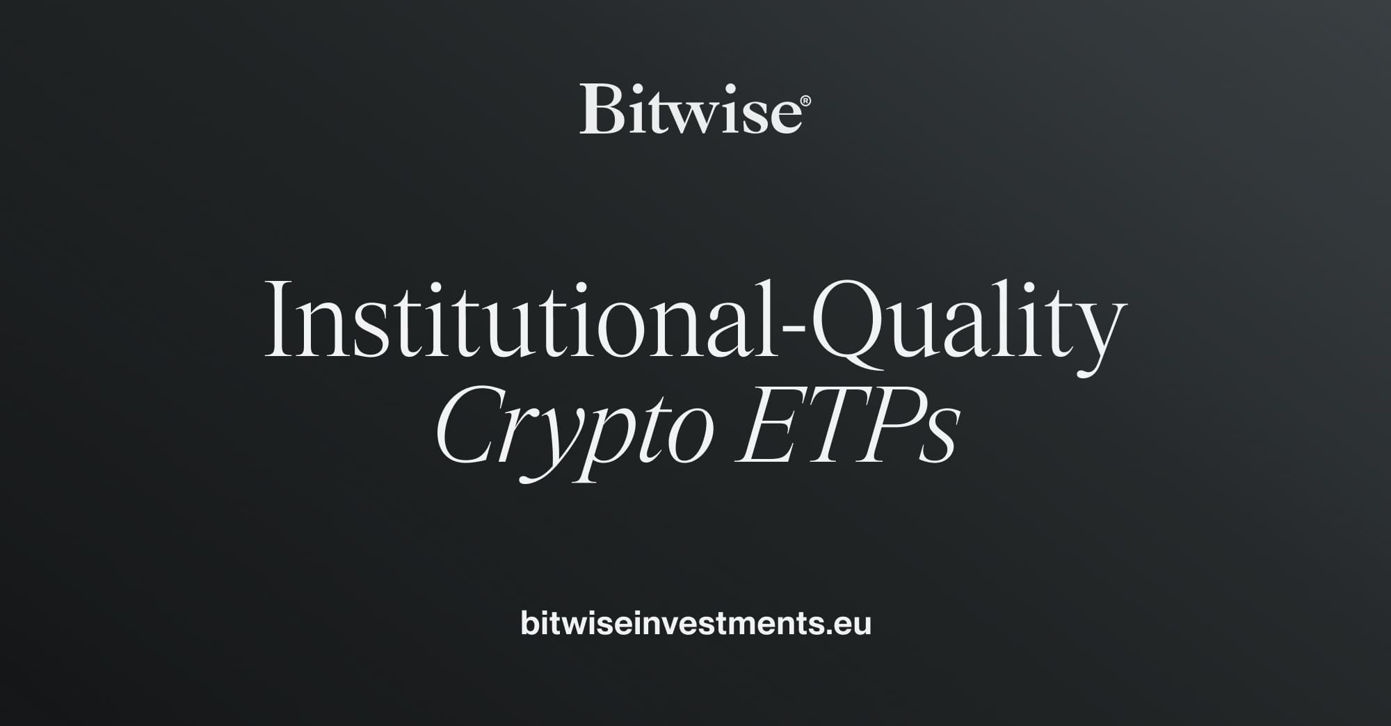 Product List | Explore our Crypto ETPs | Bitwise